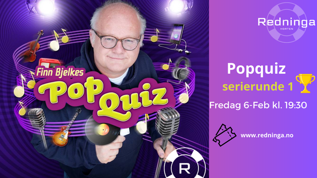 Event image Finn Bjelkes Popquiz- Serierunde 1