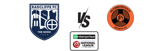Event image Radcliffe FC vs Peterborough Sports 