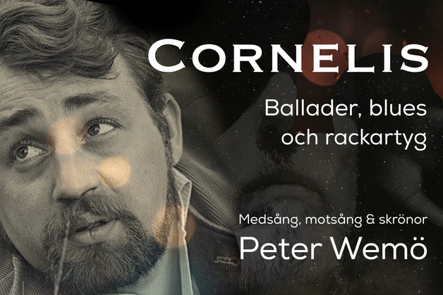 Event image Cornelis // Blues, ballader och rackartyg // Peter Wemö