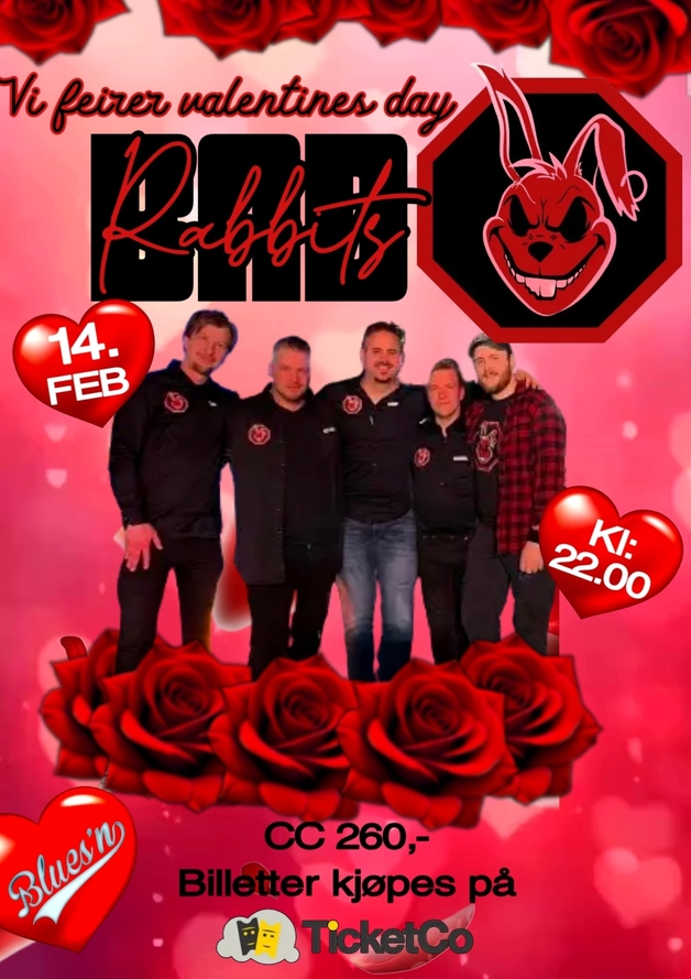 Event image Valentines day med Bad Rabbits 