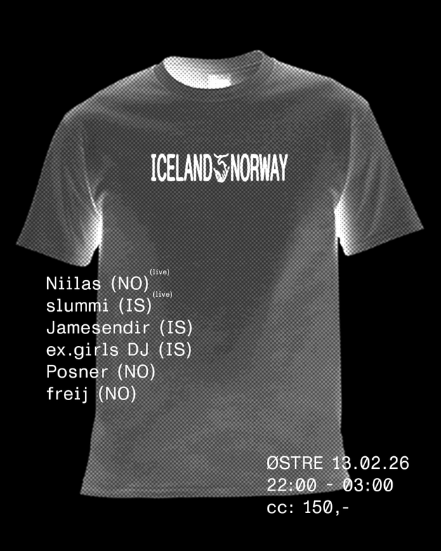 Event image Østre & The Icelandic-Norwegian Exchange Of Culture And Friendship pres: