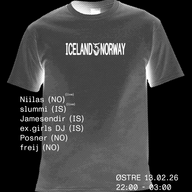 Event image Østre & The Icelandic-Norwegian Exchange Of Culture And Friendship pres: