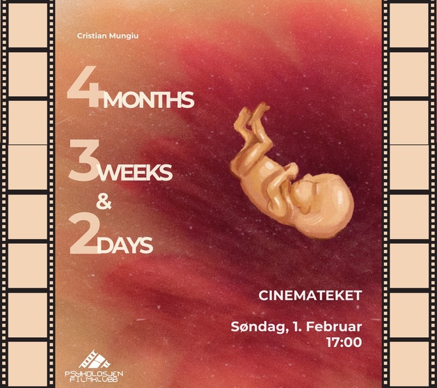 Event image Psykolosjen filmklubb: 4 months 3 weeks & 2 days