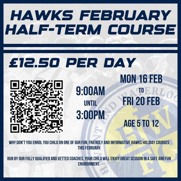 Event image Havant and Waterlooville Football Club February 2026 Holiday Course