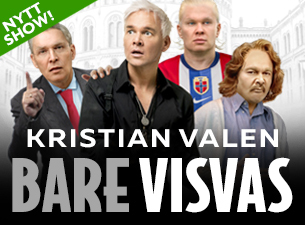 Event image KRISTAN VALEN "BARE VISVAS "  // LIVE I SUNNFJORDSALEN // FREDAG 4/12-2026