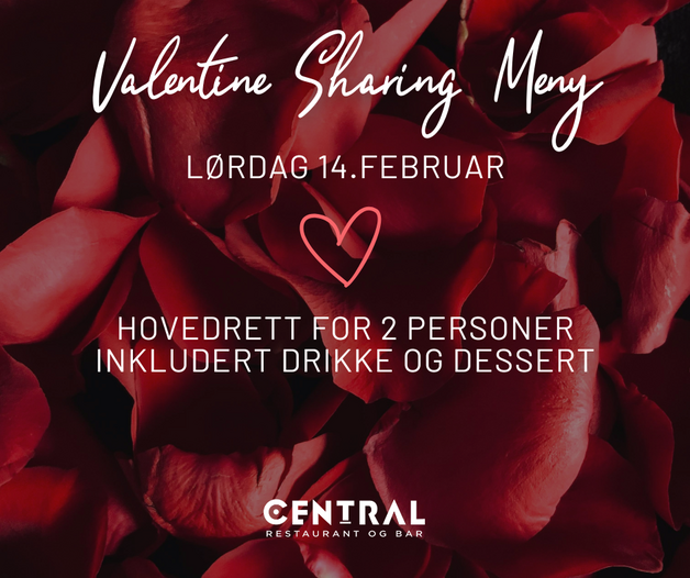 Event image Valentine Sharing Meny - lørdag 14.februar
