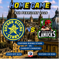 Event image Oxford Rising Stars Vs Cardiff Canucks