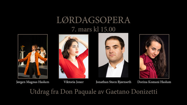 Event image Lørdagsopera – Don Pasquale (utdrag)