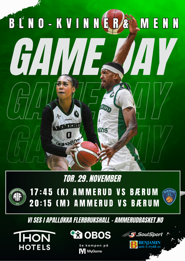 Event image BLNO Dobbeltkamp Ammerud mot Bærum Kvinner og Menn