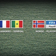 Event image DRØMMEDAGEN - to kamper i én booking - Norge v Playoff + Frankrike v Senegal - 16. Juni