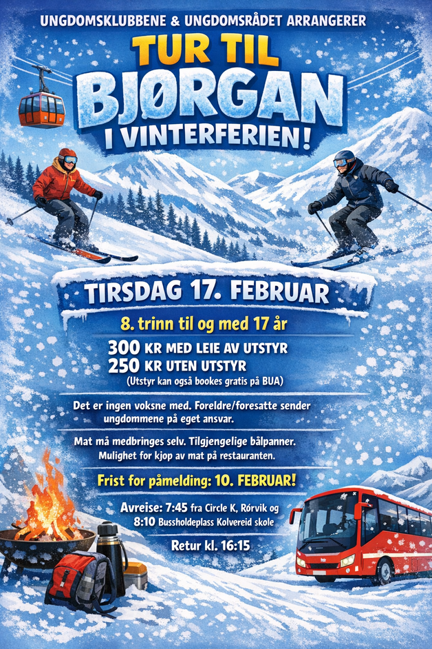 Event image Vinterferietilbud - Bjørgantur 2026