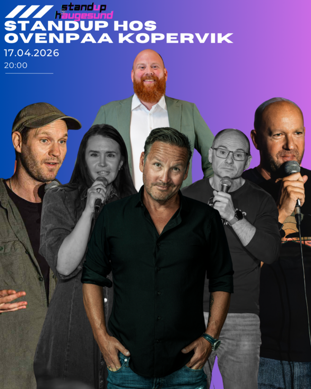 Event image Standup hos Ovenpaa Kopervik