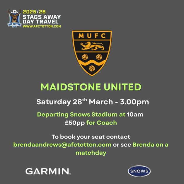 Event image Coach to Maidstone