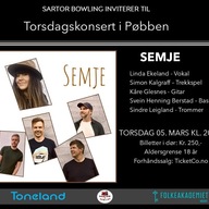 Event image Semje på Torsdagskonsert i Pøbben