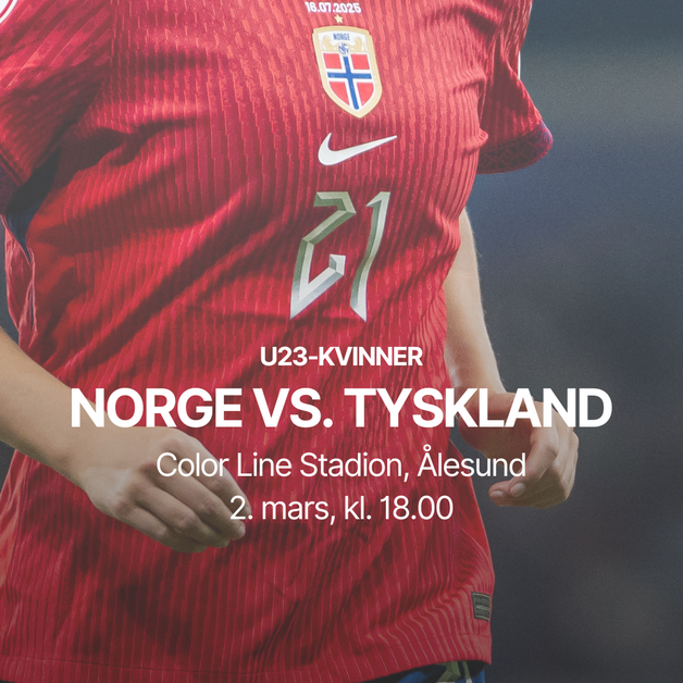 Event image U23 Kvinner: Norge - Tyskland