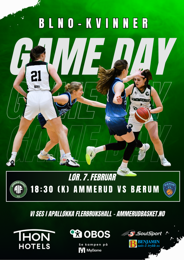 Event image BLNO Basketball Kvinner Ammerud mot Bærum