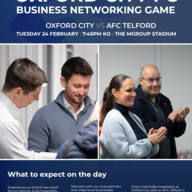 Event image Oxford City FC Networking Matchday: Oxford City vs AFC Telford