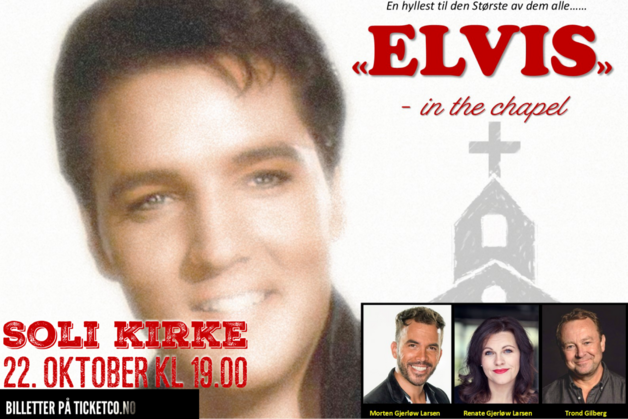 Event image "Elvis in the chapel" - Morten og Renate Gjerløw Larsen med Trond Gilberg