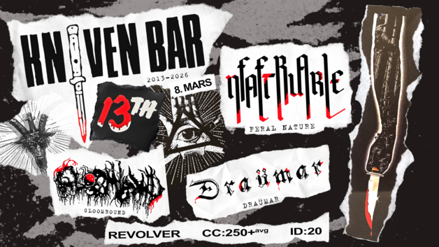 Event image Knivinnedagen: Feral Nature // Gloombound // Draümar