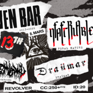 Event image Knivinnedagen: Feral Nature // Gloombound // Draümar