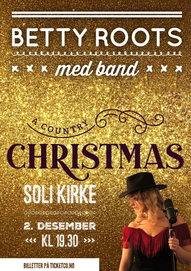 Event image "A country christmas" med Betty Roots og band