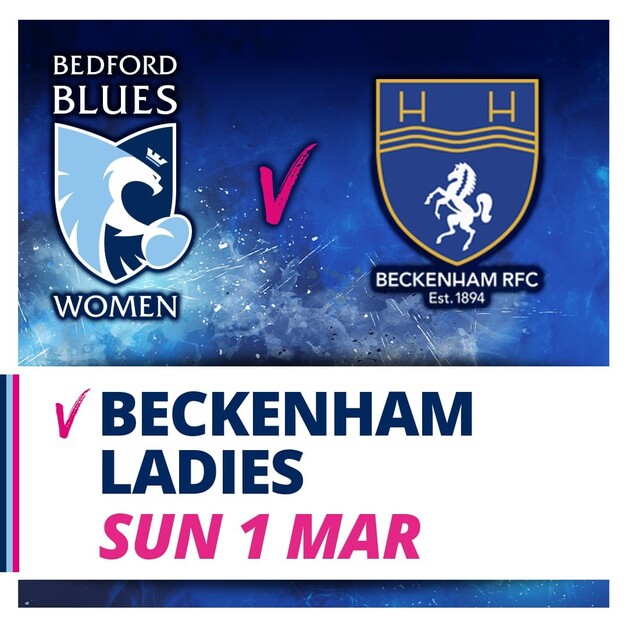 Event image Bedford Blues Women v Beckenham Ladies - Plate QF