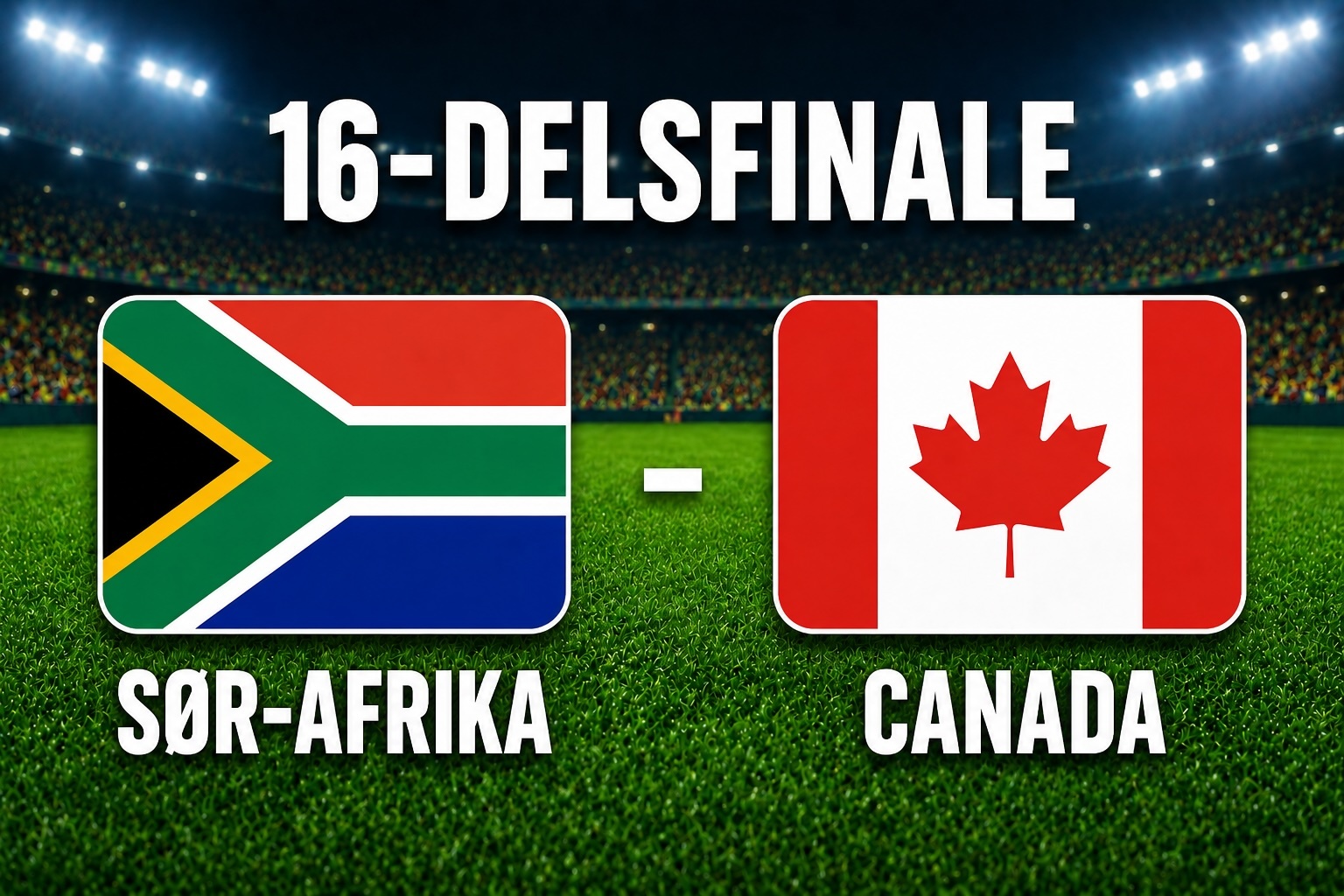 Event image 16-delsfinale: Sør - Afrika - Canada