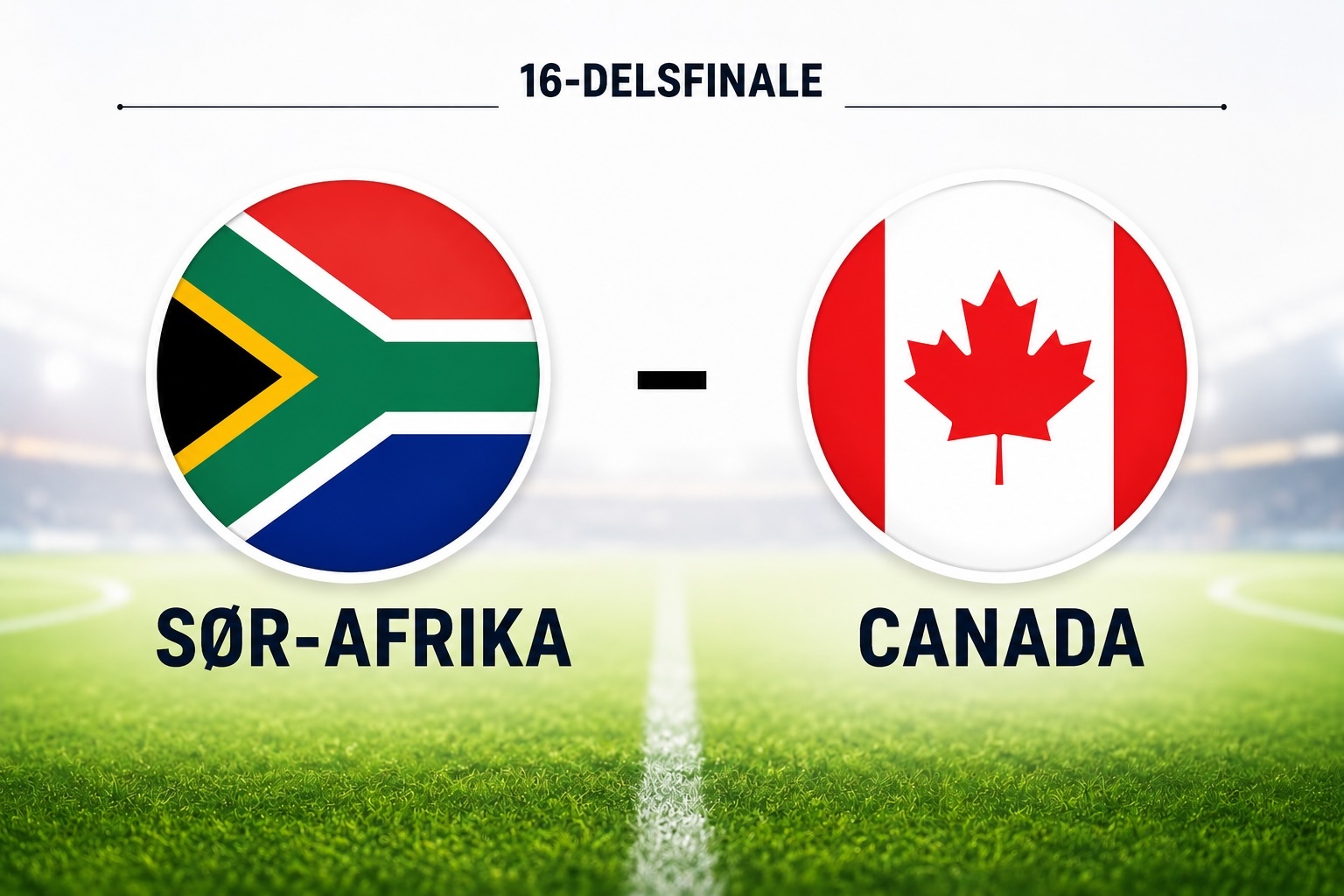 Event image 16-delsfinale: Sør - Afrika - Canada