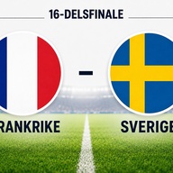 Event image UTSOLGT: 16-delsfinale: Frankrike - Sverige