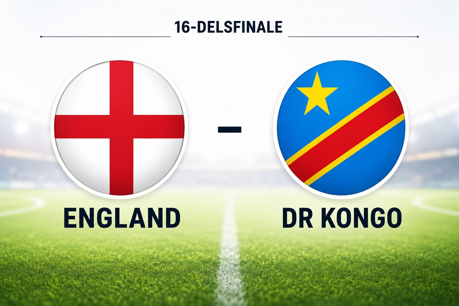 Event image 16-delsfinale: England - DR Kongo