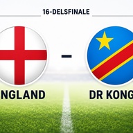 Event image 16-delsfinale: England - DR Kongo