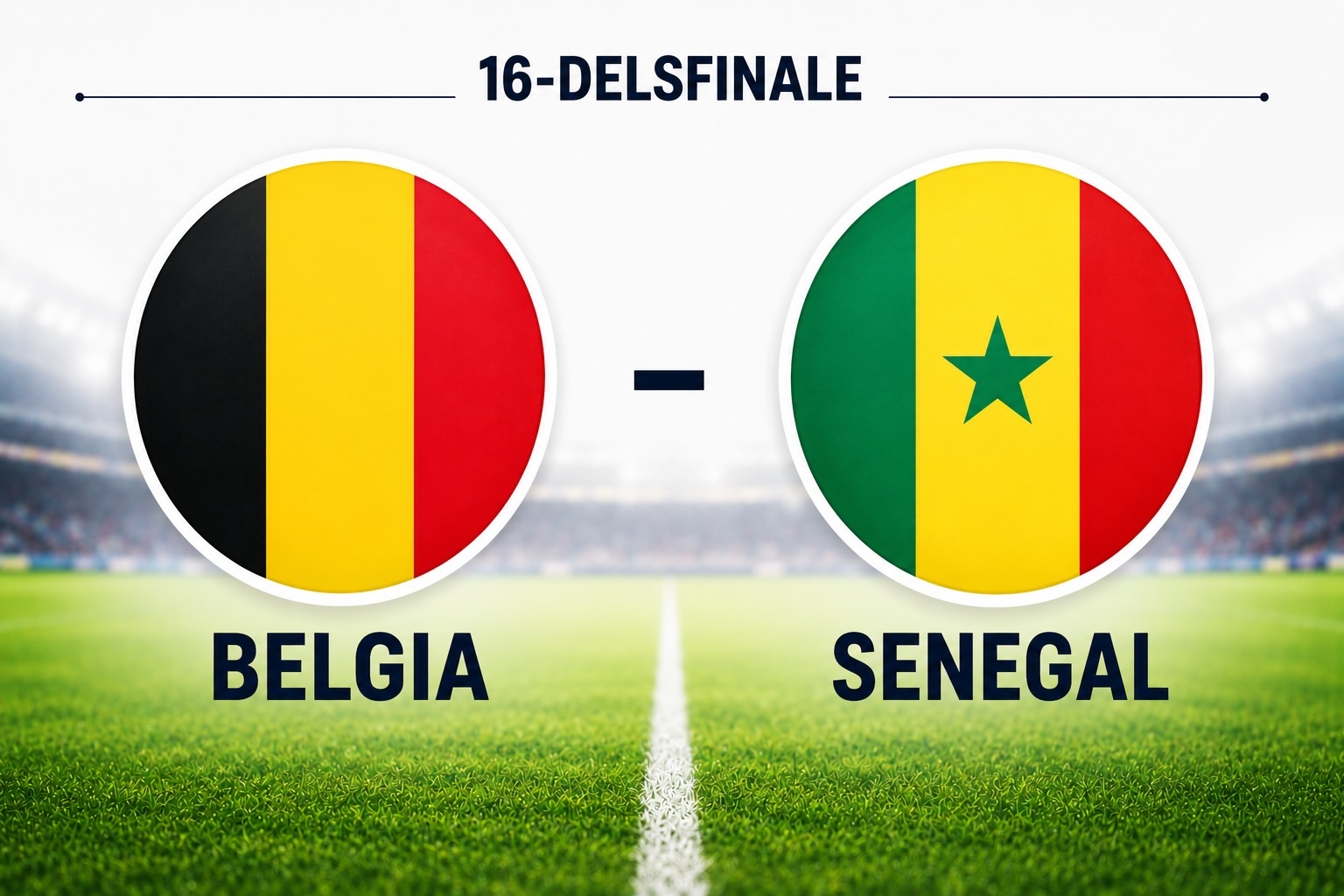 Event image 16-delsfinale: Belgia - Senegal 