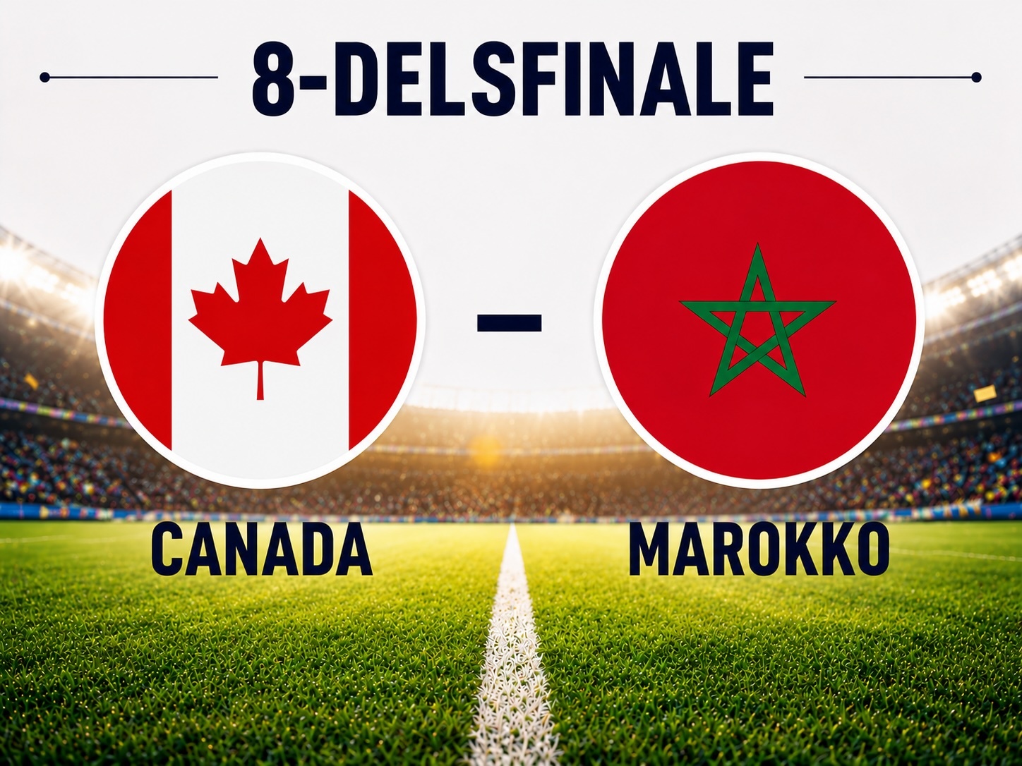 Event image 8-delsfinale: Canada - Marokko