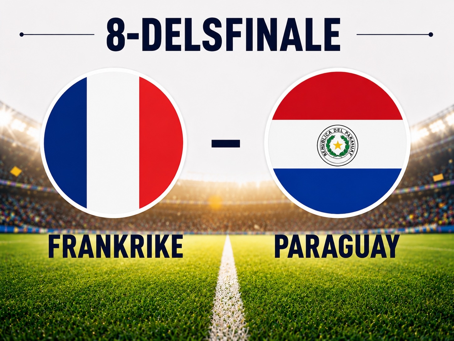 Event image 8-delsfinale: Frankrike - Paraguay