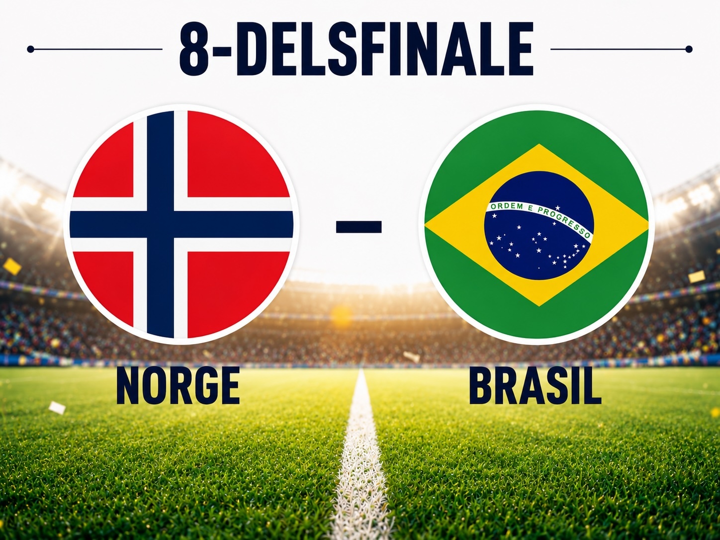 Event image 8-delsfinalen: Norge - Brasil
