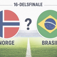 Event image Går Norge videre til 8-delsfinalen? Og møter vi Brasil? 