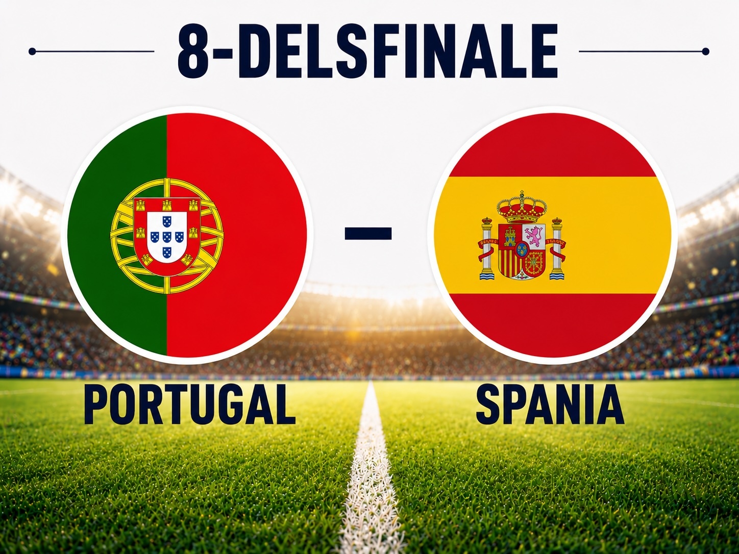 Event image 8-delsfinale: Portugal - Spania