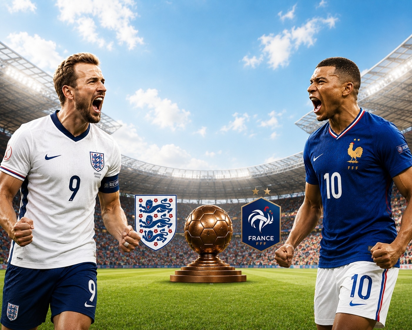Event image BRONSEFINALEN - England - Frankrike - GRATIS 