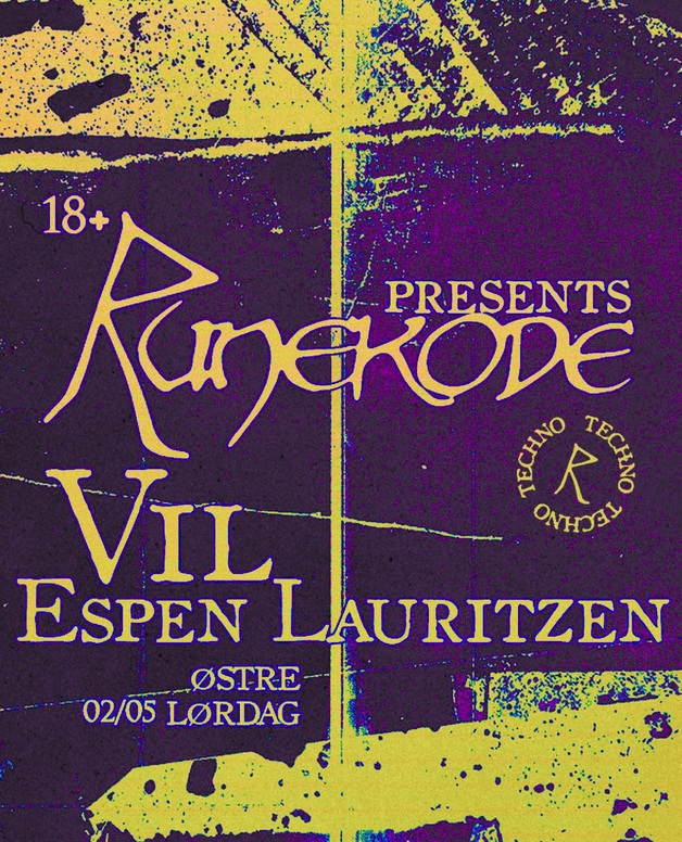 Event image Runekode pres. VIL (Hayes) + Espen Lauritzen