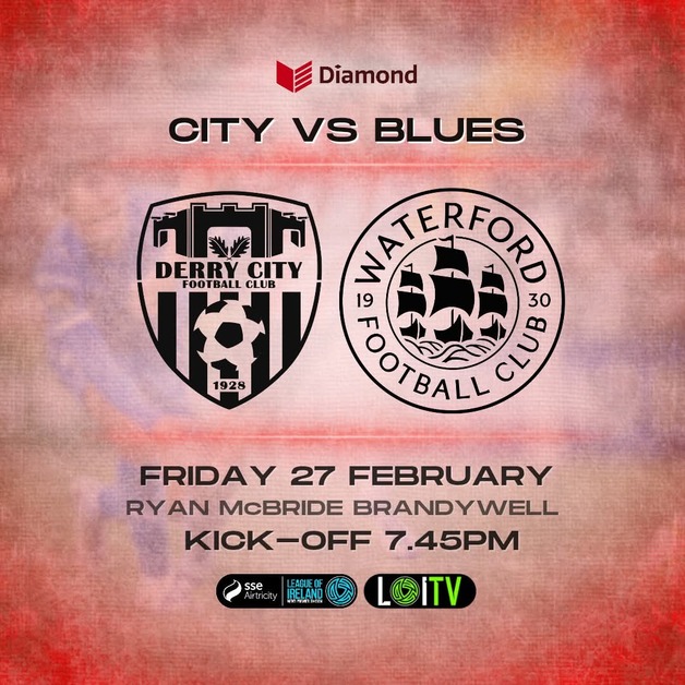 Event image Derry City v Waterford - HOME FANS 