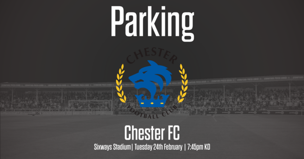 Event image Chester Sixways Parking