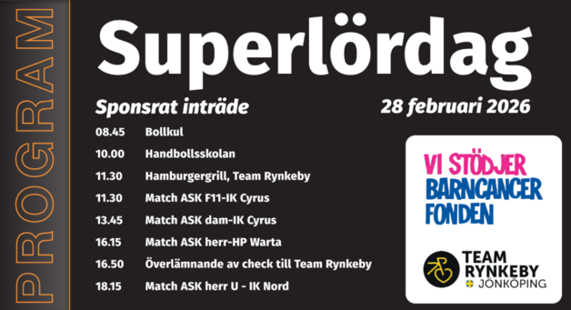 Event image Superlördag 28 februari! 