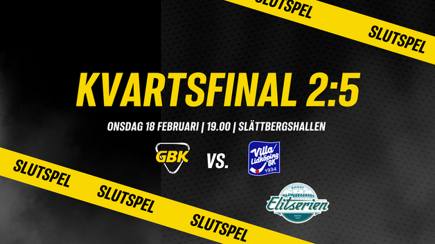 Event image Kvartsfinal 2:5 Gripen vs Villa Lidköping BK