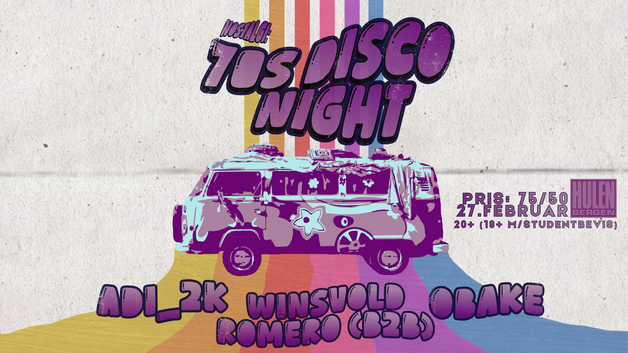 Event image Nostalgi: 70's Disco Night || Hulen