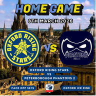 Event image Oxford Rising Stars vs Peterborough Phantoms