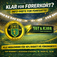 Event image KLAR FOR ØVELSESKJØRING