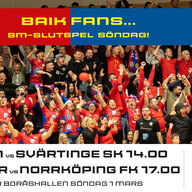 Event image SM slutspel Kvartsfinaler BAIK Futsal Dam - Svärtinge SK & BAIK Futsal Herr- Söder FK