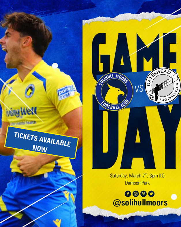 Event image Solihull Moors v Gateshead