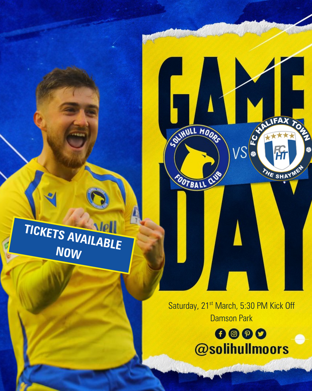 Event image Solihull Moors v FC Halifax Town