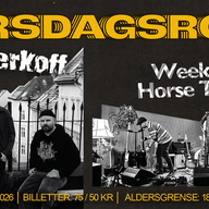 Event image Torsdagsrock: Joe Jerkoff + Weekend Horse Tree || Hulen